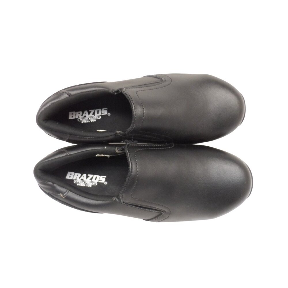 Brazos Women's Low-Cut Slip-On Safety Toe Work Shoes 168003 Black Size 8B - Picture 4 of 8